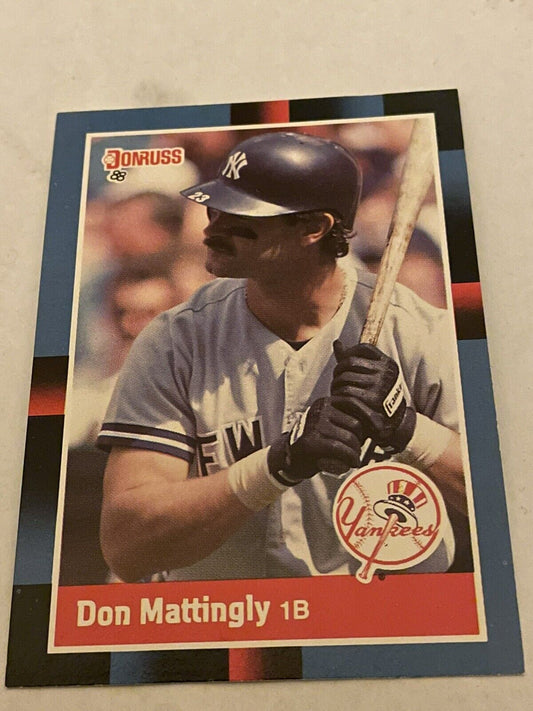 1988 Donruss 217 Don Mattingly   New York Yankees  Baseball Card