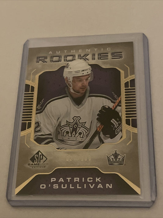 Patrick O’Sullivan Rookie Card 027/100