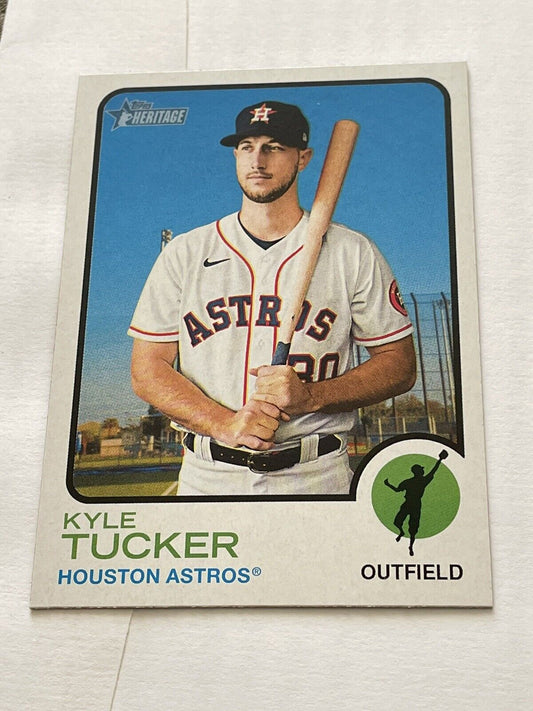 2022 Topps Heritage Kyle Tucker #128 Houston Astros