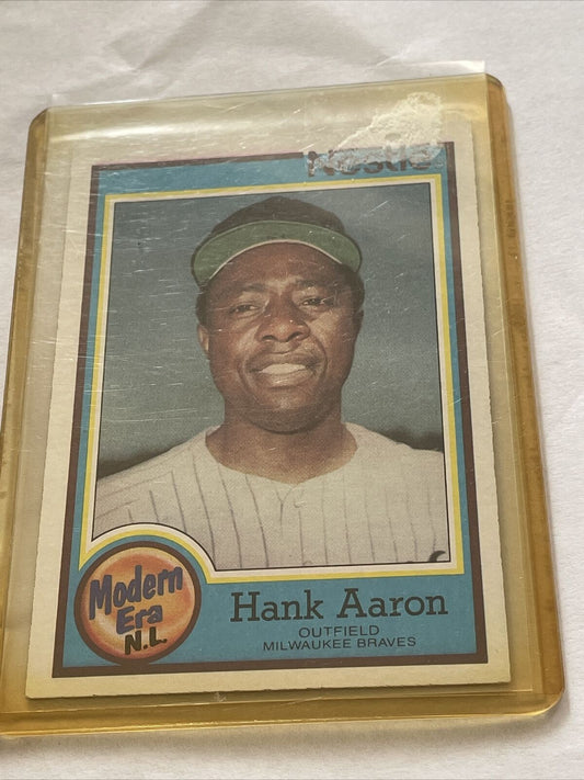 Hank Aaron Milwaukee Braves 1987 Nestle #29 Baseball Card