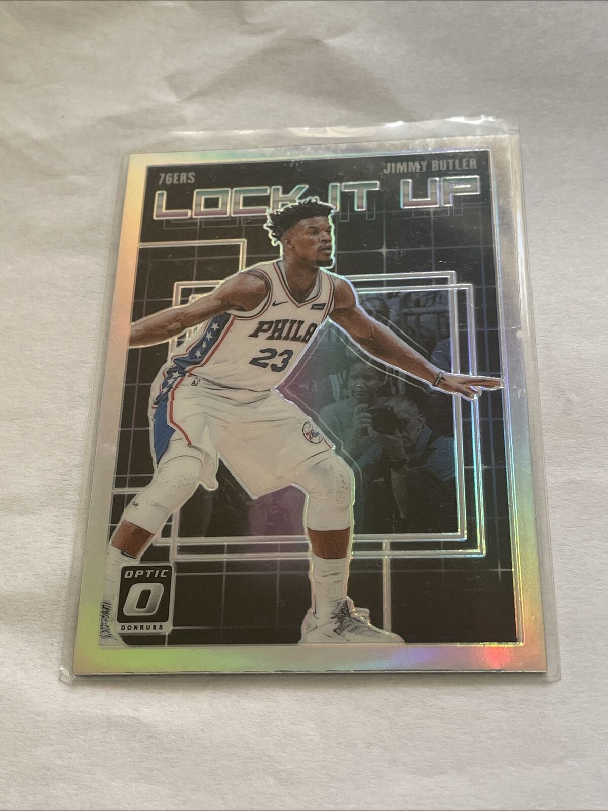 2018 Panini Donruss Optic Jimmy Butler Lock It Up #1