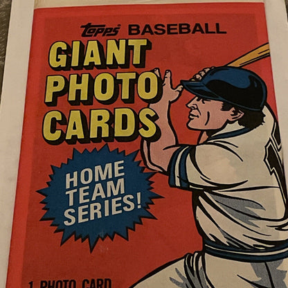 1981 TOPPS BASEBALL  GIANT PHOTO CARDS HOME TEAM SERIES