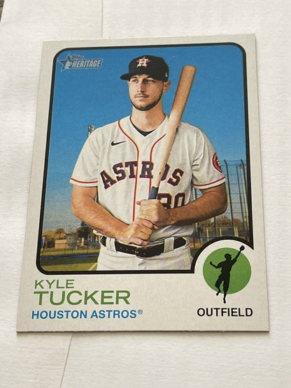 2022 Topps Heritage Kyle Tucker #128 Houston Astros