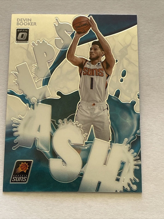 Devin Booker 2020-21 Panini Donruss Optic #12 Splash Insert Phoenix Suns